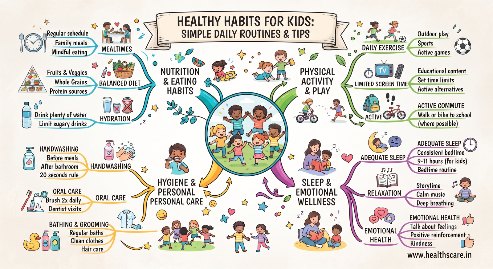 Healthy Habits for Kids: Simple Daily Routines & Tips